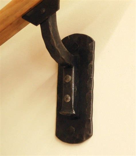 Hammered Steel Railing Bracket 